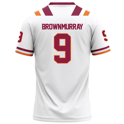 Virginia Tech - NCAA Football : Isaiah Brown-Murray - White Football Jersey-1
