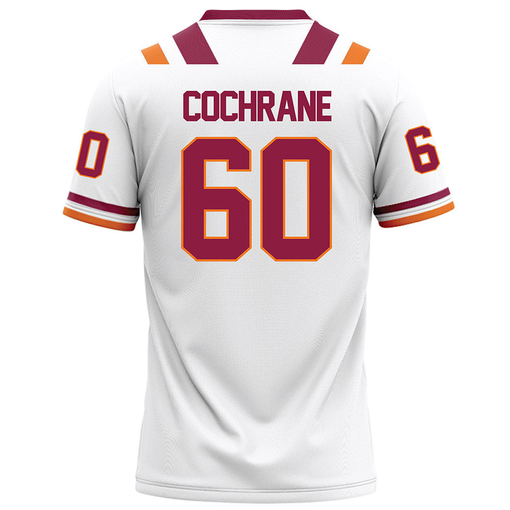 Virginia Tech - NCAA Football : Maddox Cochrane - White Football Jersey-1