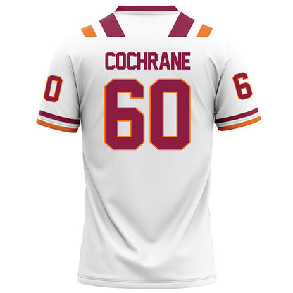 Virginia Tech - NCAA Football : Maddox Cochrane - White Football Jersey-1