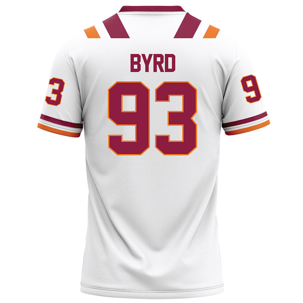 Virginia Tech - NCAA Football : Cole Byrd - White Football Jersey-1