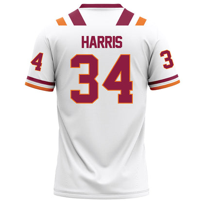 Virginia Tech - NCAA Football : Cortez Harris - White Football Jersey-1