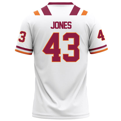 Virginia Tech - NCAA Football : Josh Jones - White Football Jersey-1