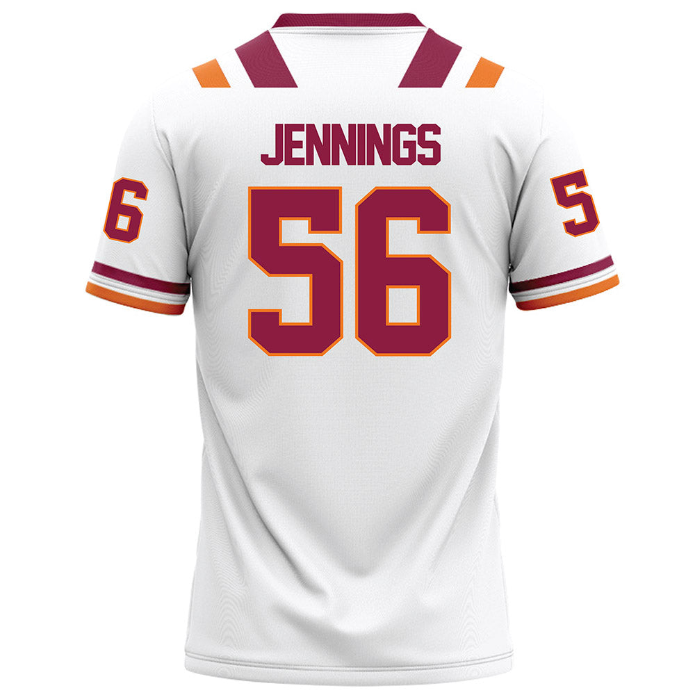 Virginia Tech - NCAA Football : Daniel Jennings - White Football Jersey-1