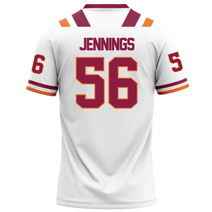 Virginia Tech - NCAA Football : Daniel Jennings - White Football Jersey-1