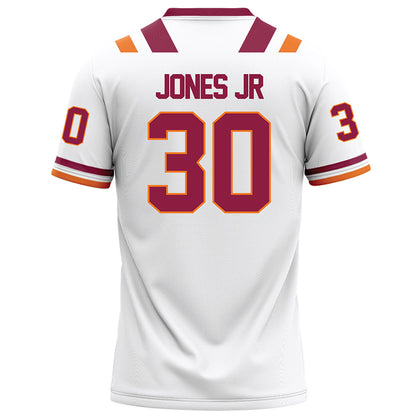 Virginia Tech - NCAA Football : Curtis Jones Jr - White Football Jersey-1