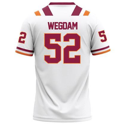 Virginia Tech - NCAA Football : Buddy Wegdam - White Football Jersey-1