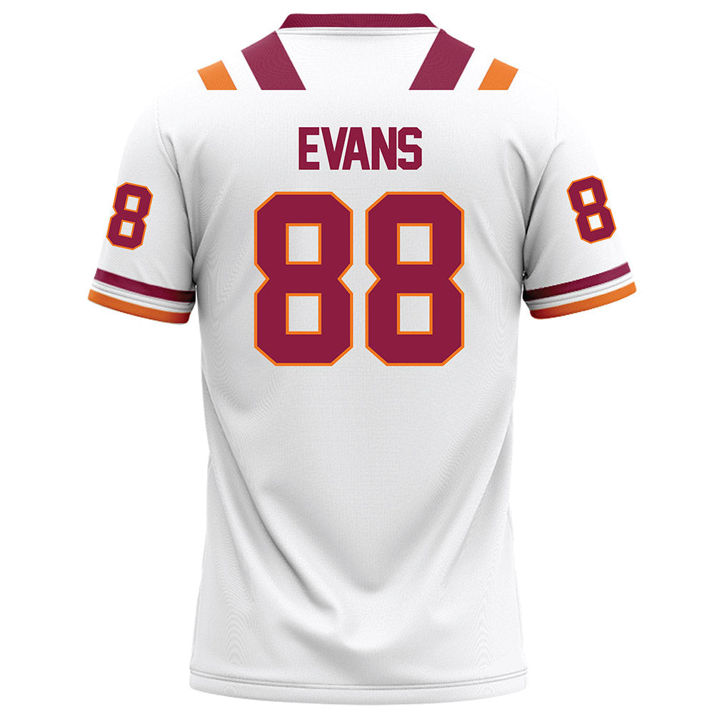 Virginia Tech - NCAA Football : Christian Evans - White Football Jersey-1
