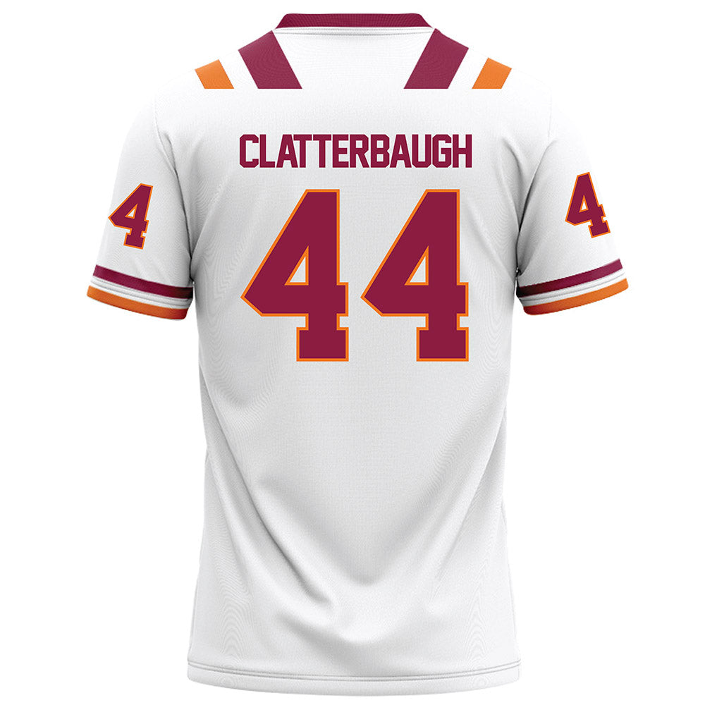 Virginia Tech - NCAA Football : Brett Clatterbaugh - White Football Jersey-1