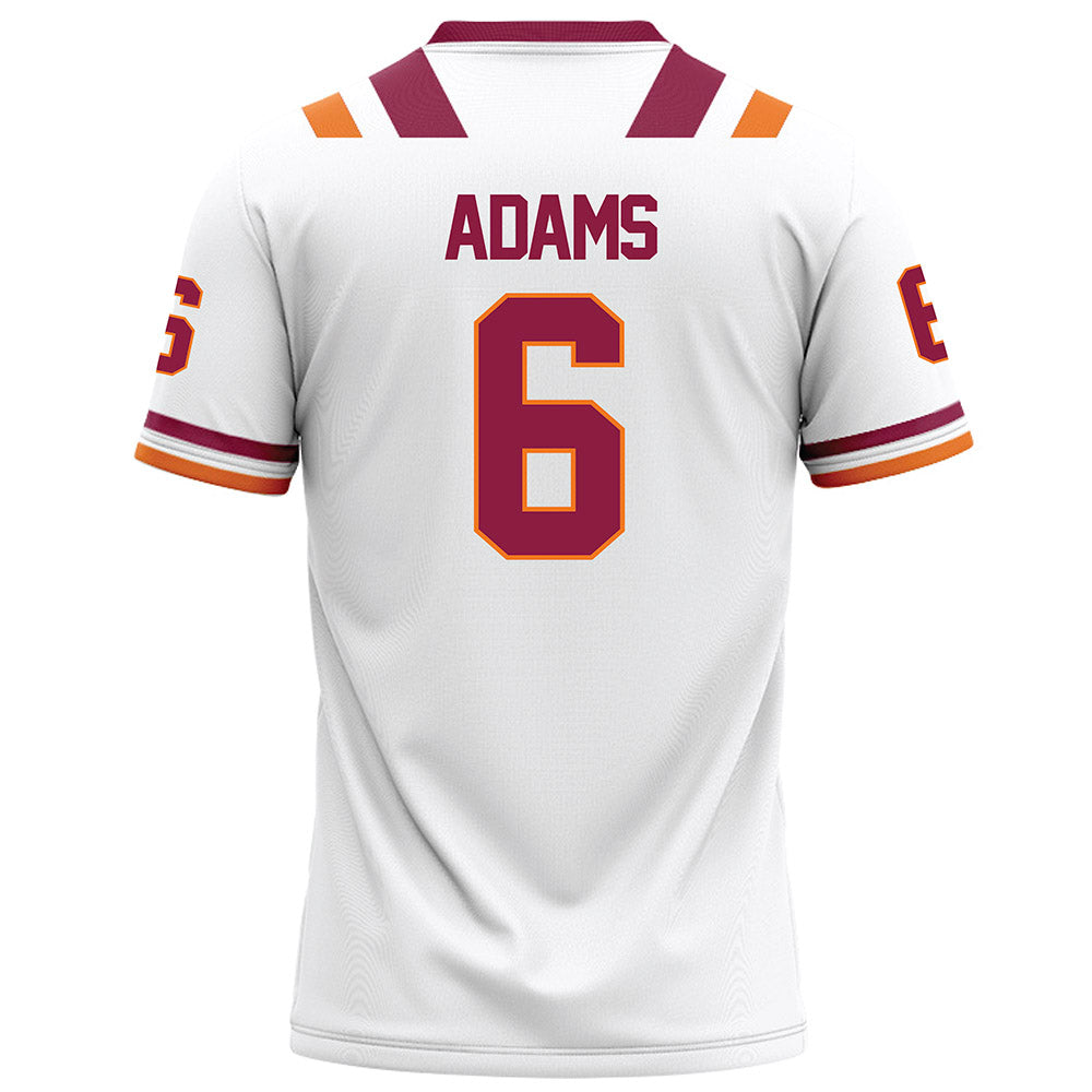 Virginia Tech - NCAA Football : Keylen Adams - White Football Jersey-1
