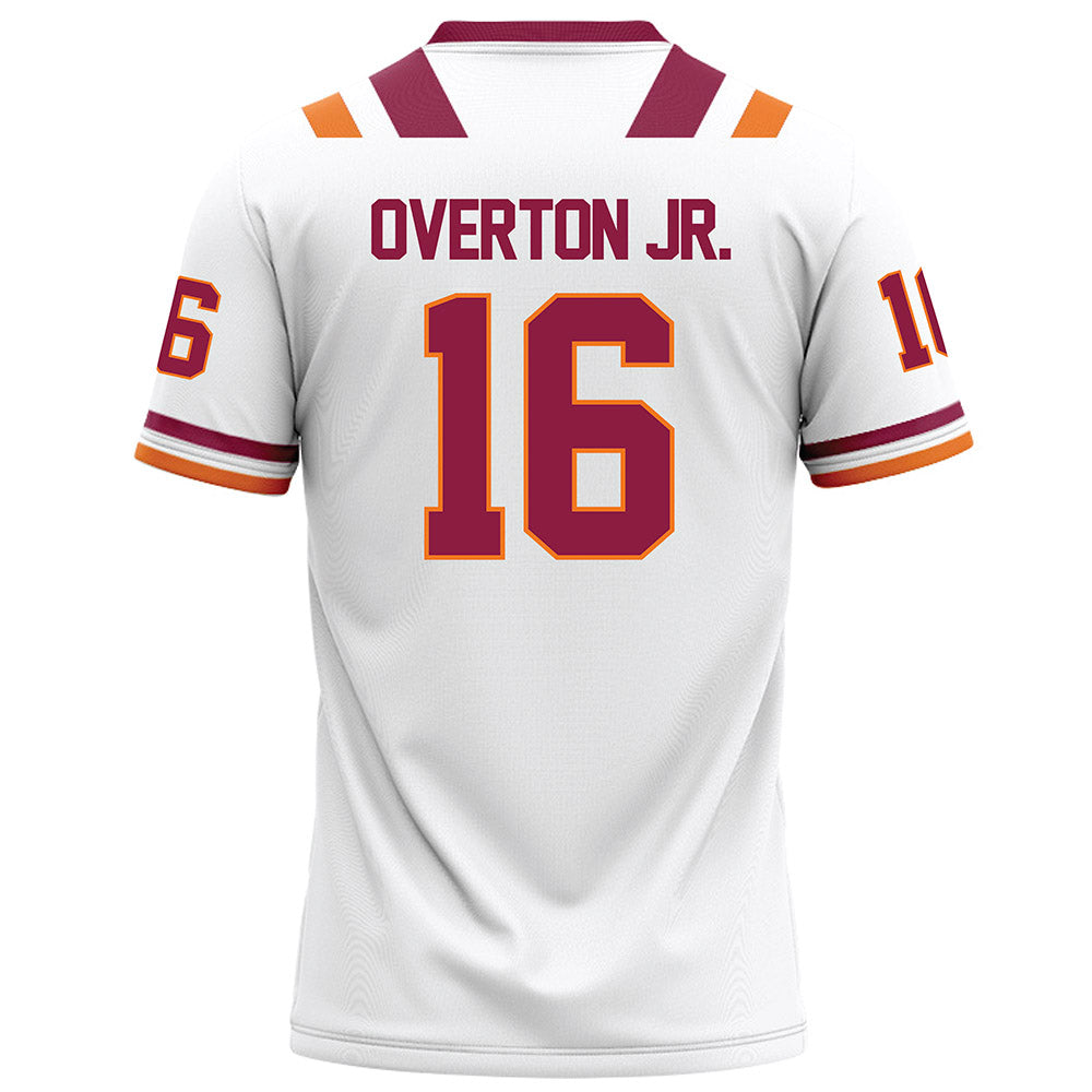 Virginia Tech - NCAA Football : Jeffrey Overton Jr. - White Football Jersey-1