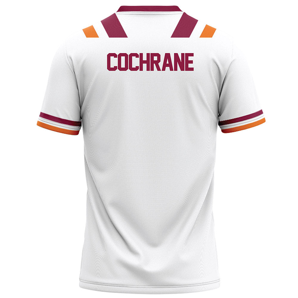 Virginia Tech - NCAA Football : Maddox Cochrane - White Football Jersey-1
