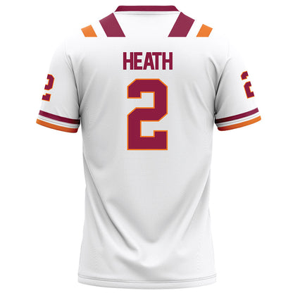 Virginia Tech - NCAA Football : Takye Heath - White Football Jersey-1