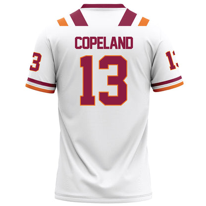 Virginia Tech - NCAA Football : Kemari Copeland - White Football Jersey-1