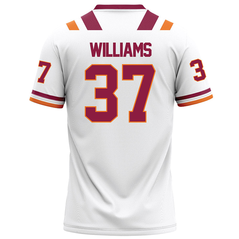 Virginia Tech - NCAA Football : Mylachi Williams - White Football Jersey-1
