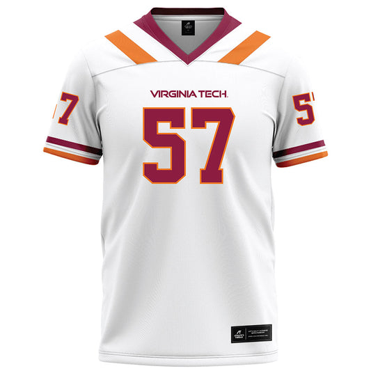 Virginia Tech - NCAA Football : Lucas Austin - White Football Jersey-0