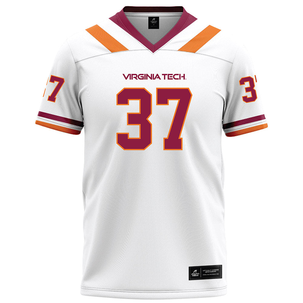 Virginia Tech - NCAA Football : Mylachi Williams - White Football Jersey-0