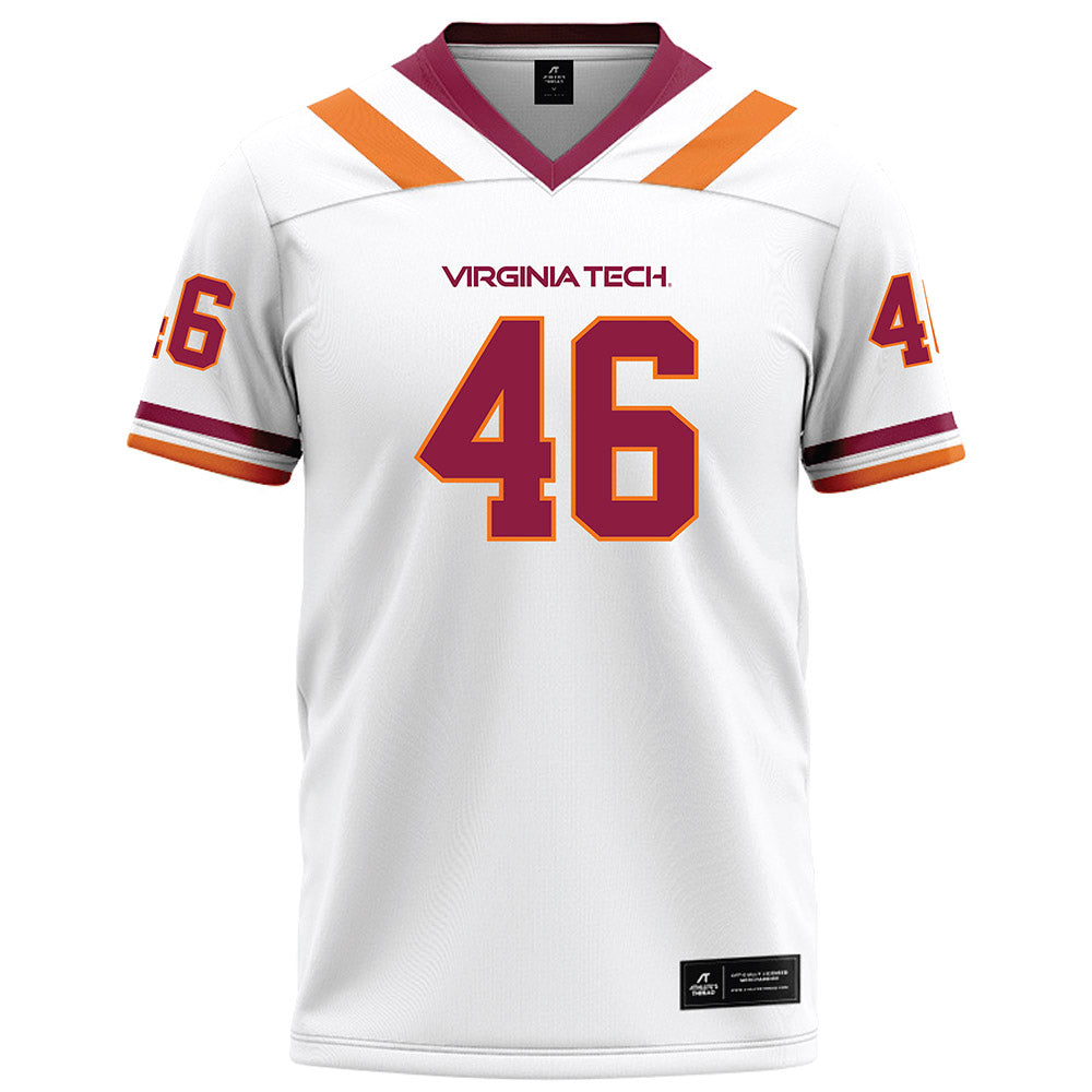 Virginia Tech - NCAA Football : Darius Taylor - White Football Jersey-0