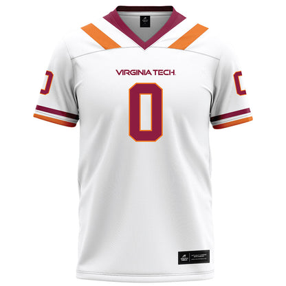 Virginia Tech - NCAA Football : Ayden Greene - White Football Jersey-0