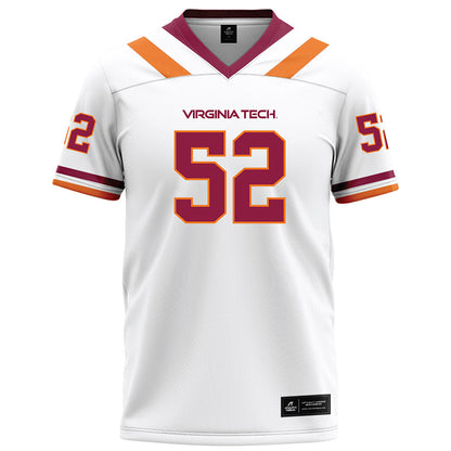 Virginia Tech - NCAA Football : Sherrod Henderson - White Football Jersey-0