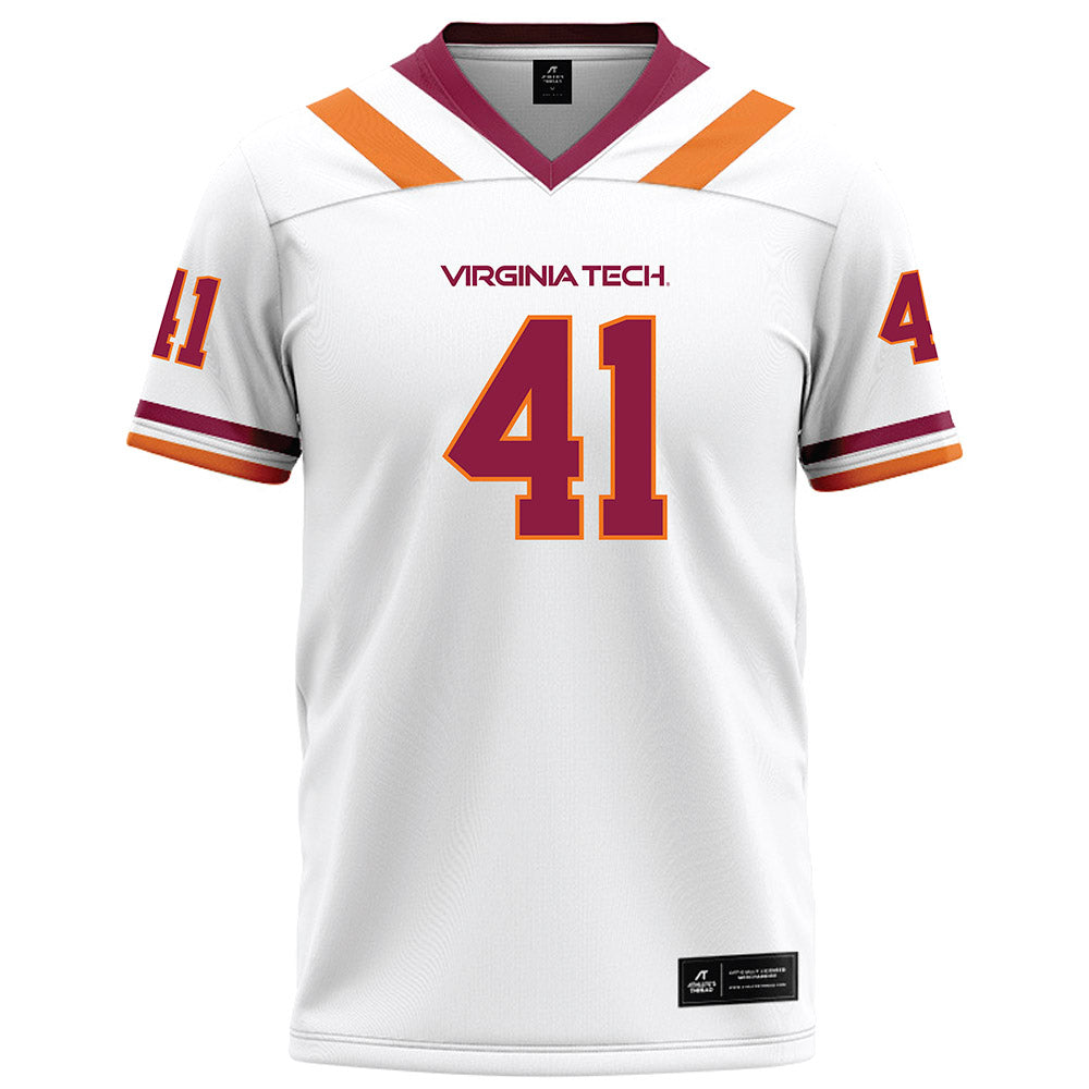Virginia Tech - NCAA Football : George Ballance - White Football Jersey-0