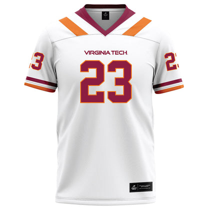 Virginia Tech - NCAA Football : Thomas Williams - White Football Jersey-0