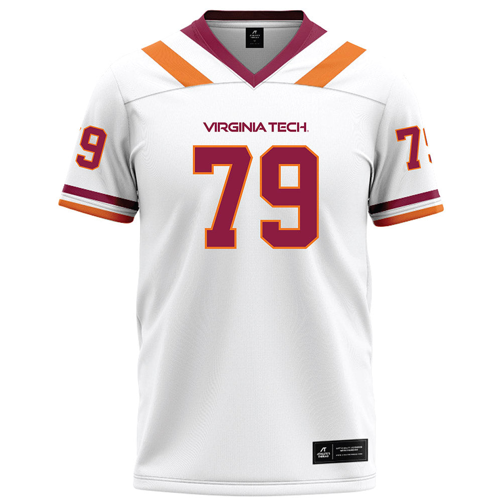 Virginia Tech - NCAA Football : Johnny Garrett - White Football Jersey-0