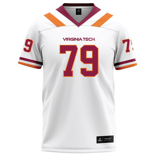 Virginia Tech - NCAA Football : Johnny Garrett - White Football Jersey-0