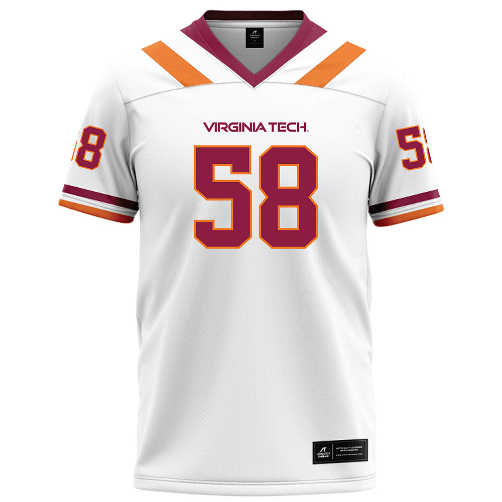 Virginia Tech - NCAA Football : Roseby Lubintus - White Football Jersey-0