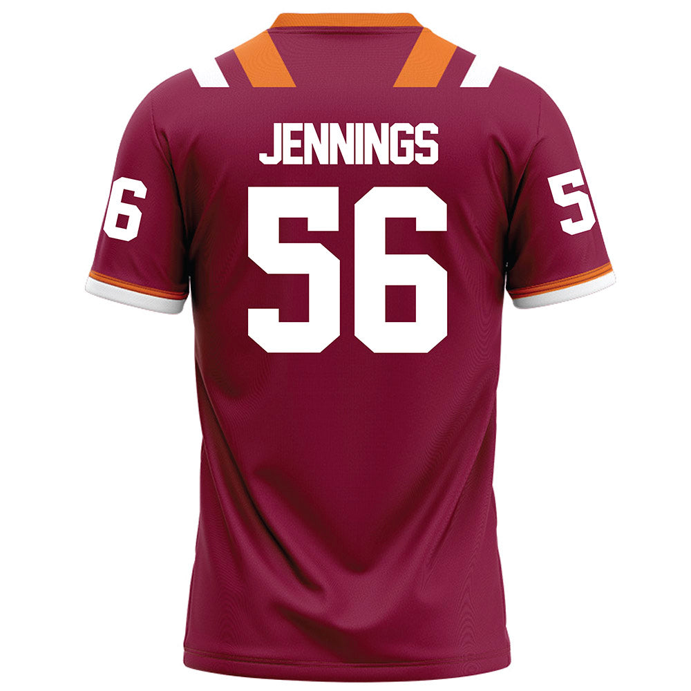 Virginia Tech - NCAA Football : Daniel Jennings - Maroon Football Jersey-1