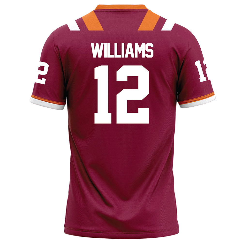 Virginia Tech - NCAA Football : Gabe Williams - Maroon Football Jersey-1