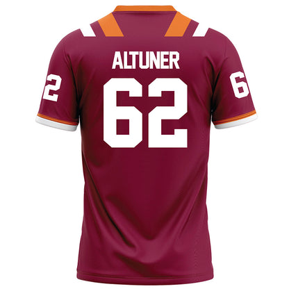 Virginia Tech - NCAA Football : Kyle Altuner - Maroon Football Jersey-1