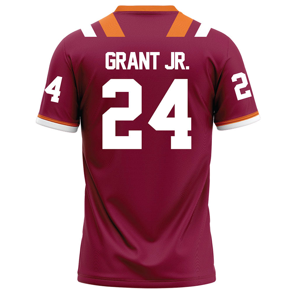 Virginia Tech - NCAA Football : Tyrell Grant Jr. - Maroon Football Jersey-1