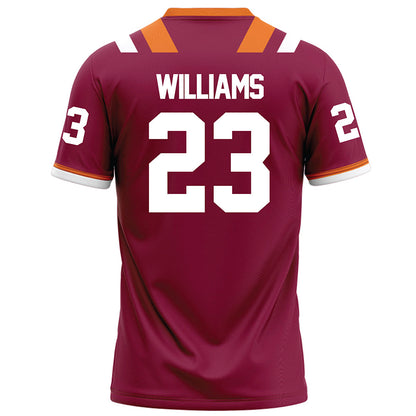 Virginia Tech - NCAA Football : Thomas Williams - Maroon Football Jersey-1
