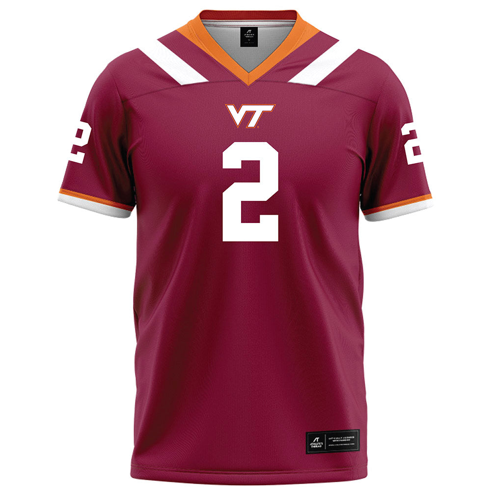 Virginia Tech - NCAA Football : Takye Heath - Maroon Football Jersey-0