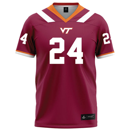 Virginia Tech - NCAA Football : Tyrell Grant Jr. - Maroon Football Jersey-0