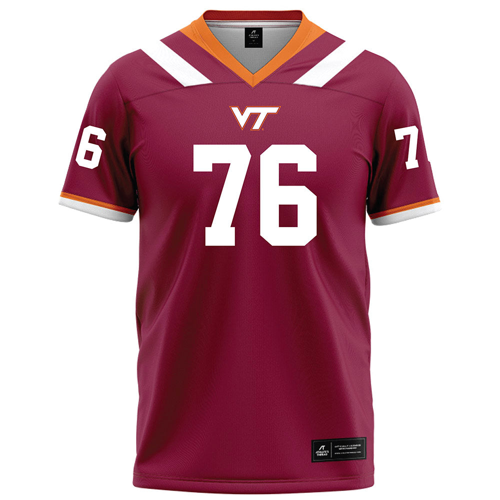 Virginia Tech - NCAA Football : Aidan Lynch - Maroon Football Jersey-0