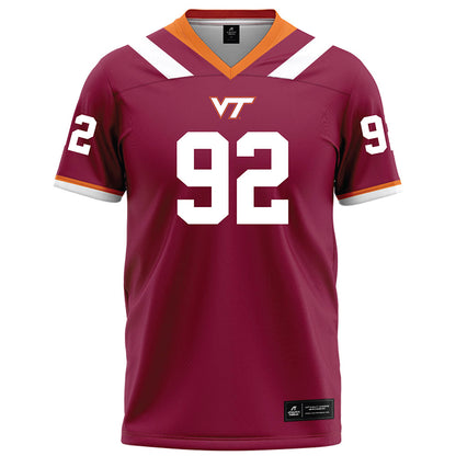 Virginia Tech - NCAA Football : Aiden Daugherty - Maroon Football Jersey-0