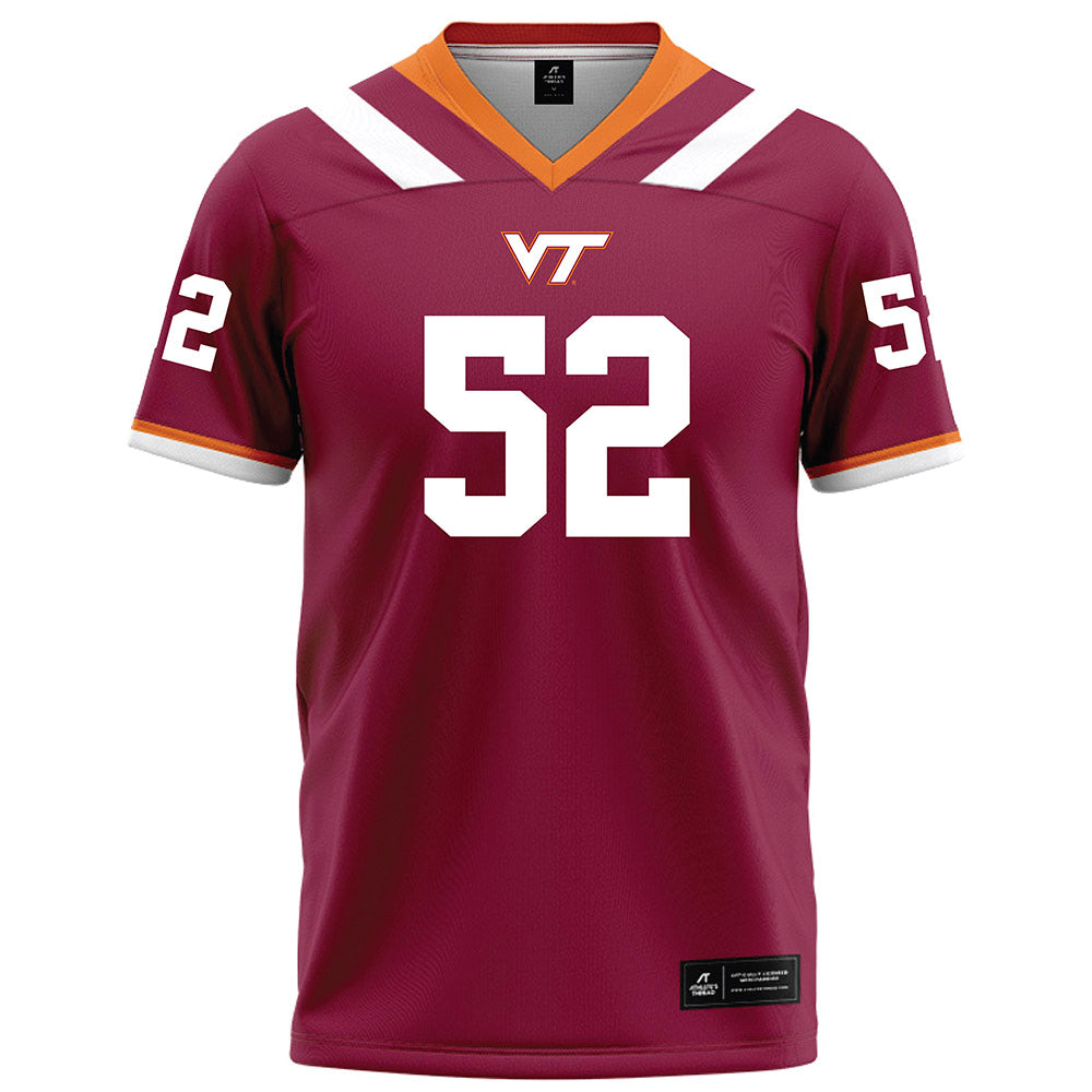Virginia Tech - NCAA Football : Sherrod Henderson - Maroon Football Jersey-0