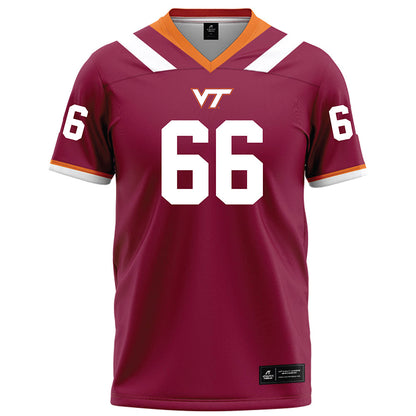 Virginia Tech - NCAA Football : Montavious Cunningham - Maroon Football Jersey-0