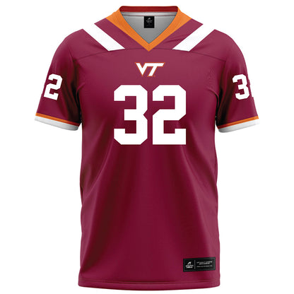Virginia Tech - NCAA Football : Deric Dandy - Maroon Football Jersey-0