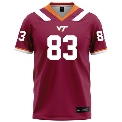 Virginia Tech - NCAA Football : Luke Stuewe - Maroon Football Jersey-0