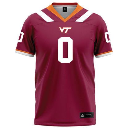 Virginia Tech - NCAA Football : Quentin Reddish - Maroon Football Jersey-0