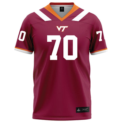 Virginia Tech - NCAA Football : Logan Howland - Maroon Football Jersey-0