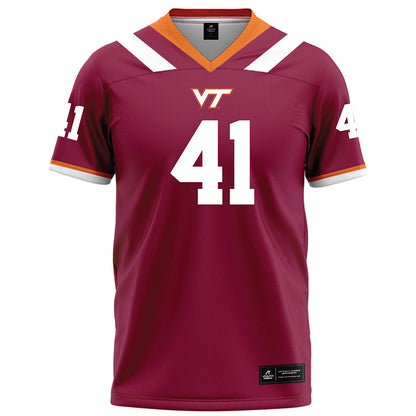 Virginia Tech - NCAA Football : George Ballance - Maroon Football Jersey-0