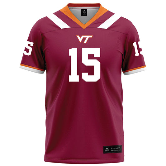 Virginia Tech - NCAA Football : Brennan Johnson - Maroon Football Jersey-0