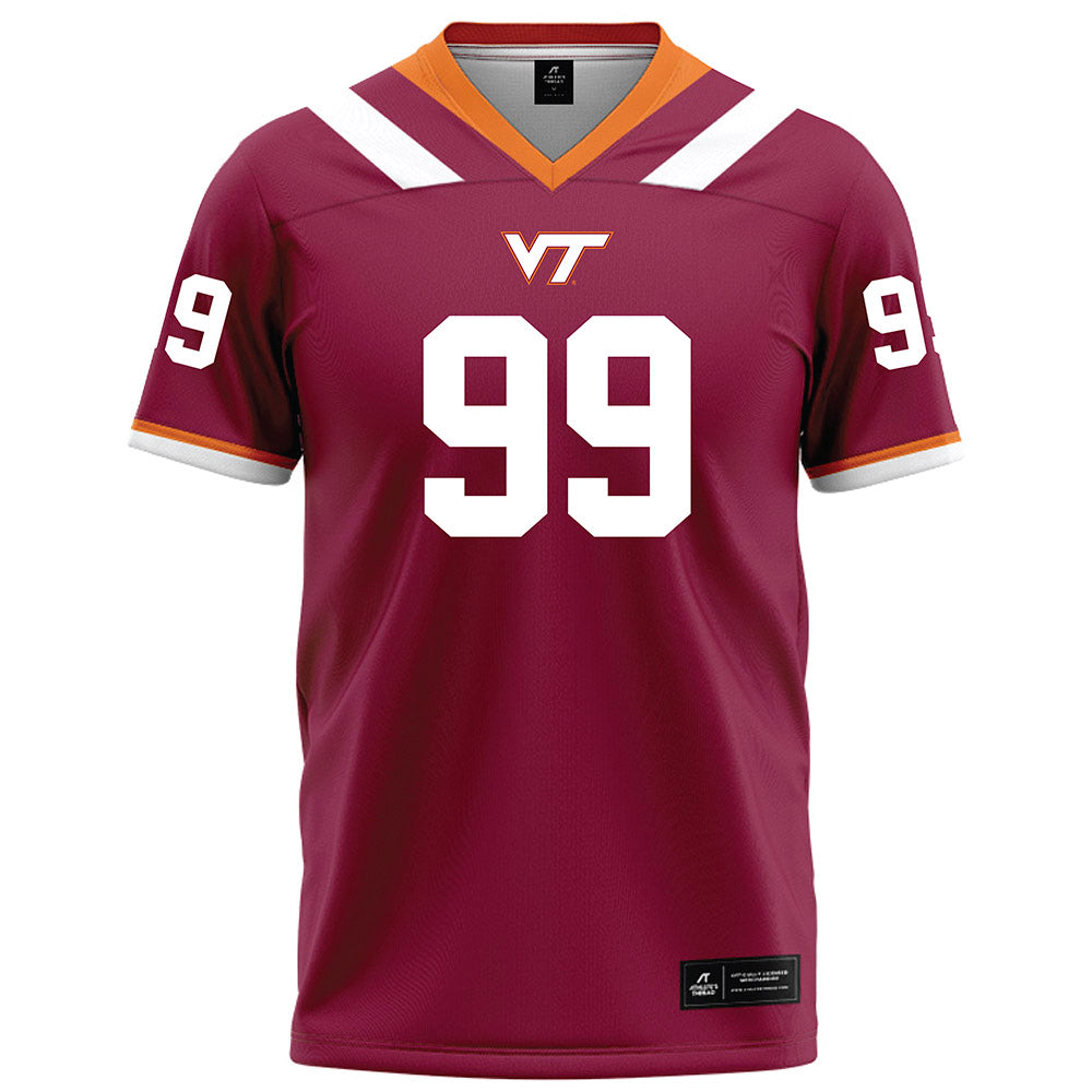 Virginia Tech - NCAA Football : Cole Reemsnyder - Maroon Football Jersey-0