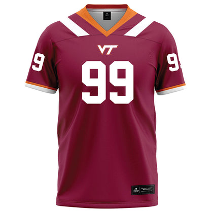Virginia Tech - NCAA Football : Cole Reemsnyder - Maroon Football Jersey-0