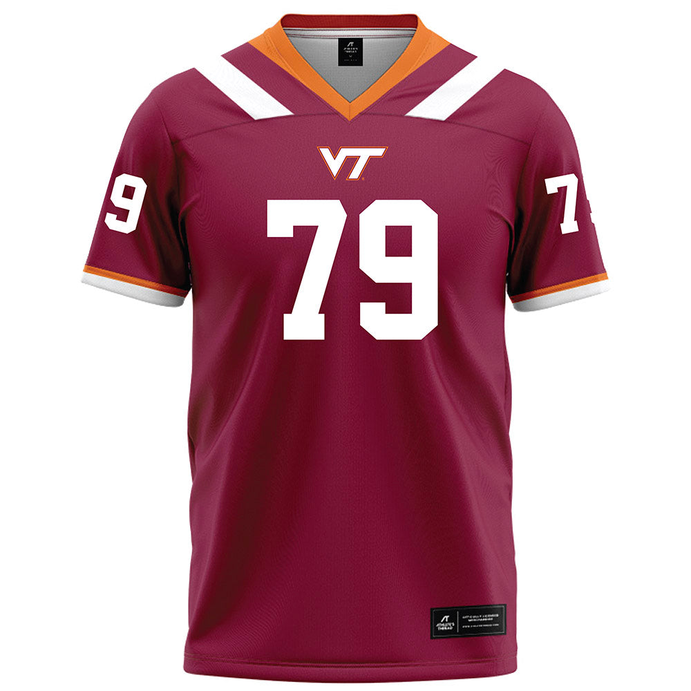 Virginia Tech - NCAA Football : Johnny Garrett - Maroon Football Jersey-0