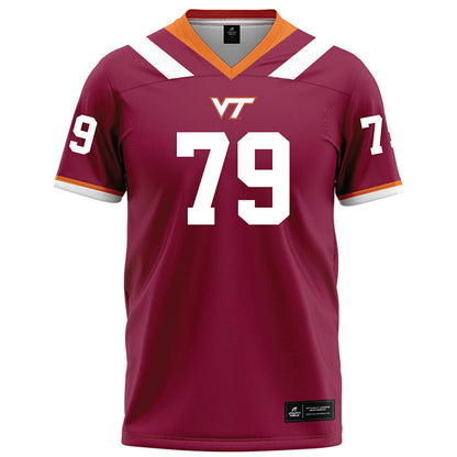 Virginia Tech - NCAA Football : Johnny Garrett - Maroon Football Jersey-0