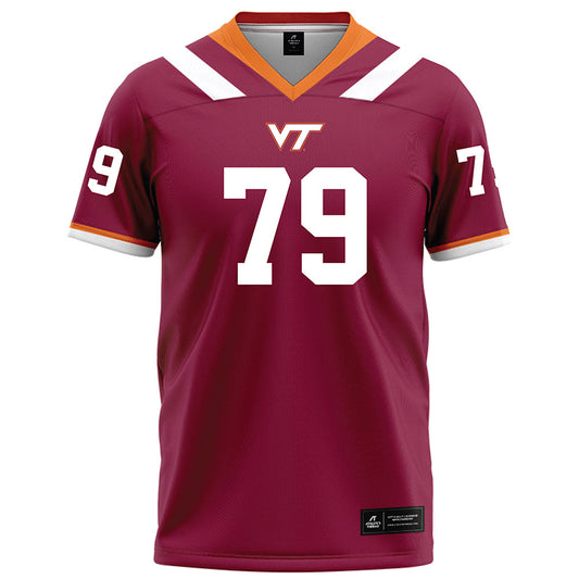 Virginia Tech - NCAA Football : Johnny Garrett - Maroon Football Jersey-0